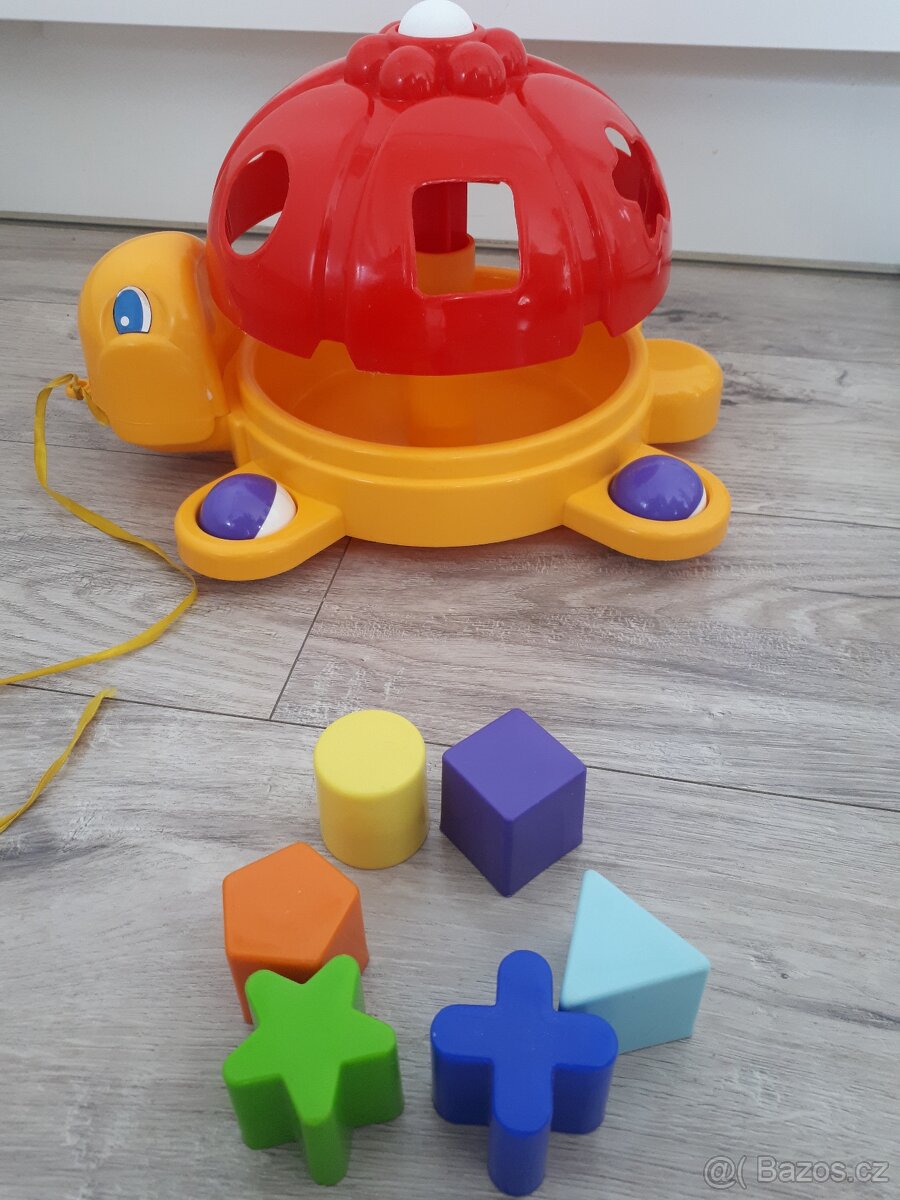Vkládačka pro děti-želva, dětská hračka - 2
