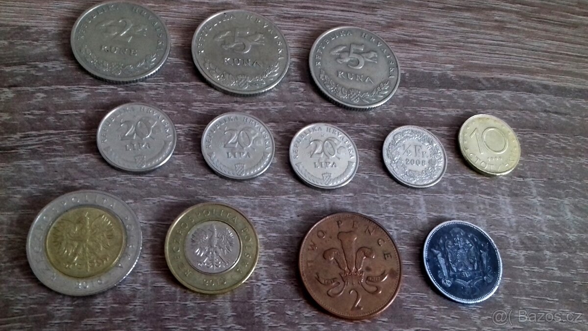 SBÍRKA CIZÍCH MINCÍ - 2