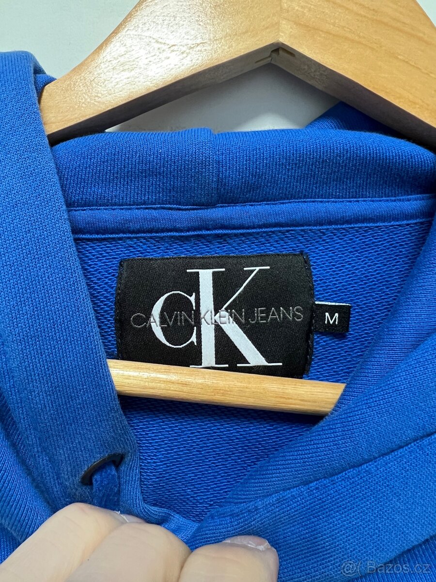 Pánská modrá mikina Calvin Klein v. M - 2