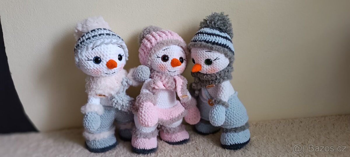 Háčkovaný sněhulák - 2