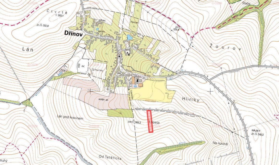 Zemědělská půda, prodej, Dřínov, Kroměříž - 2