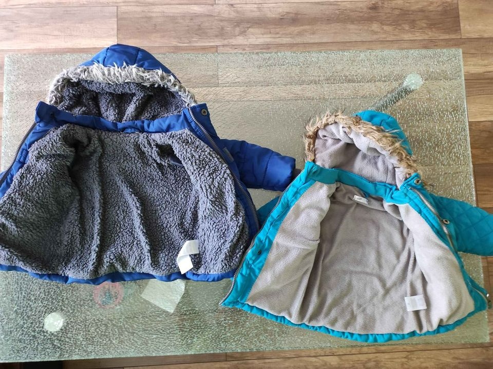 Dětské zimní bundy 80-86 - 2