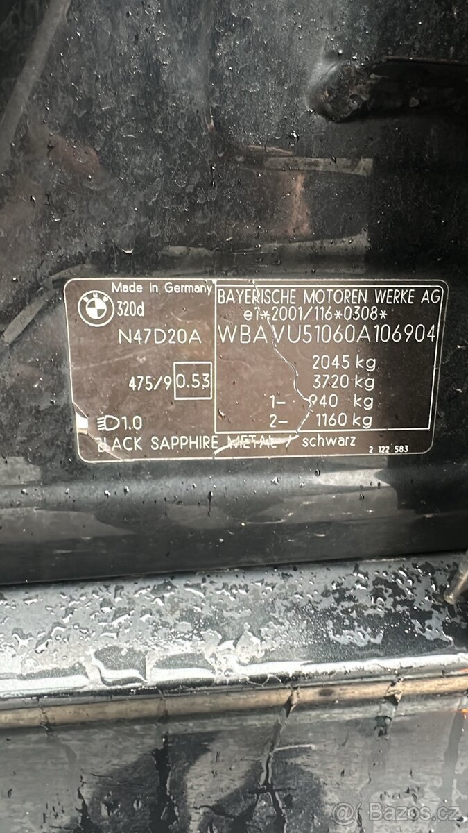 Bmw e91 320d n47 na díly - 2