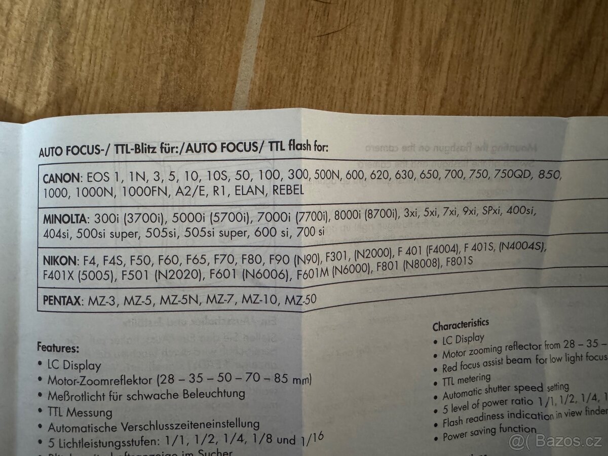 Foto blesk Cullmann 42 AF Powerzoom - 2