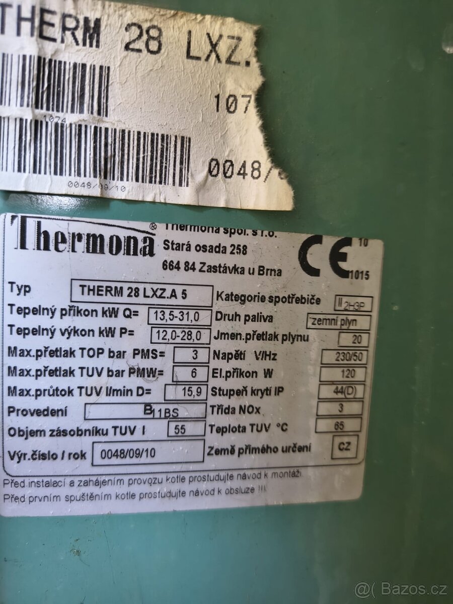 Prodám plynový kotel Thermona - 2