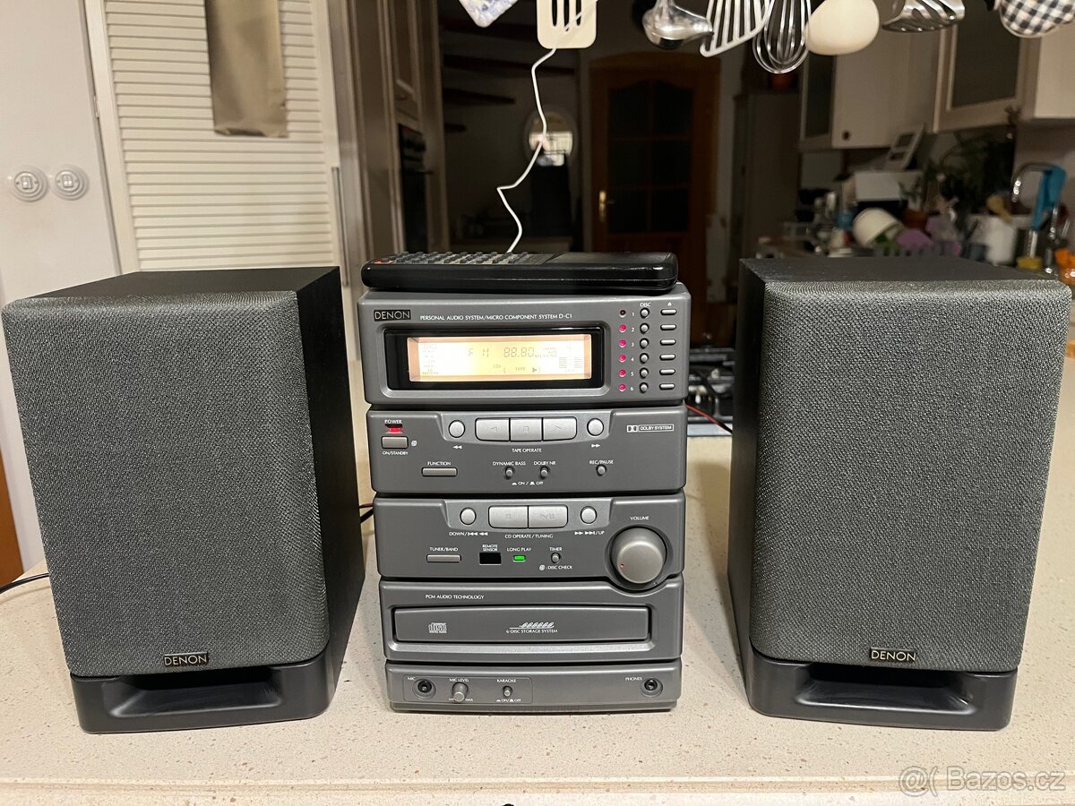 Mini věž Denon D-C1 vč. dálky - 2