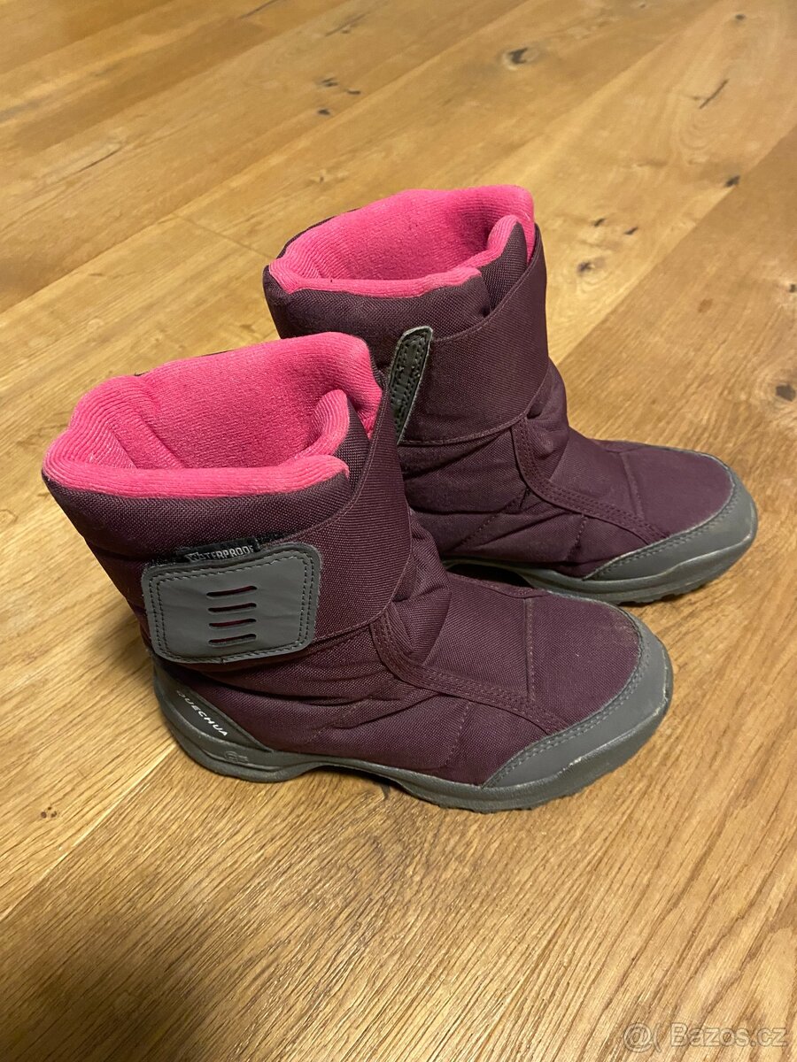 Dětské sněhule Decathlon Quechua, vel 33 - 2