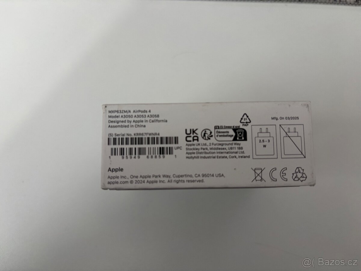 Apple Airpods 4 generace bez ANC - 2