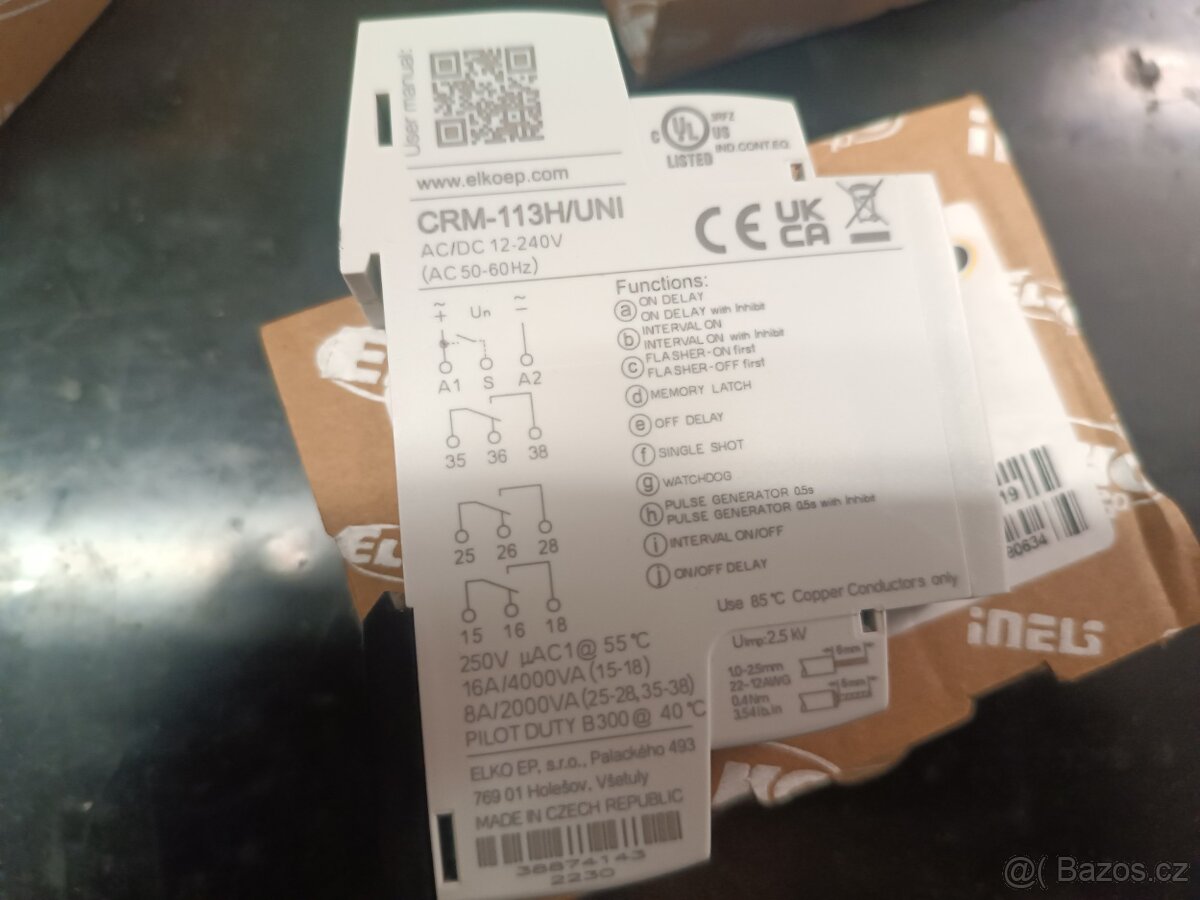 Multifunkční časové relé ELKO EP CRM-113H/UNI - 2