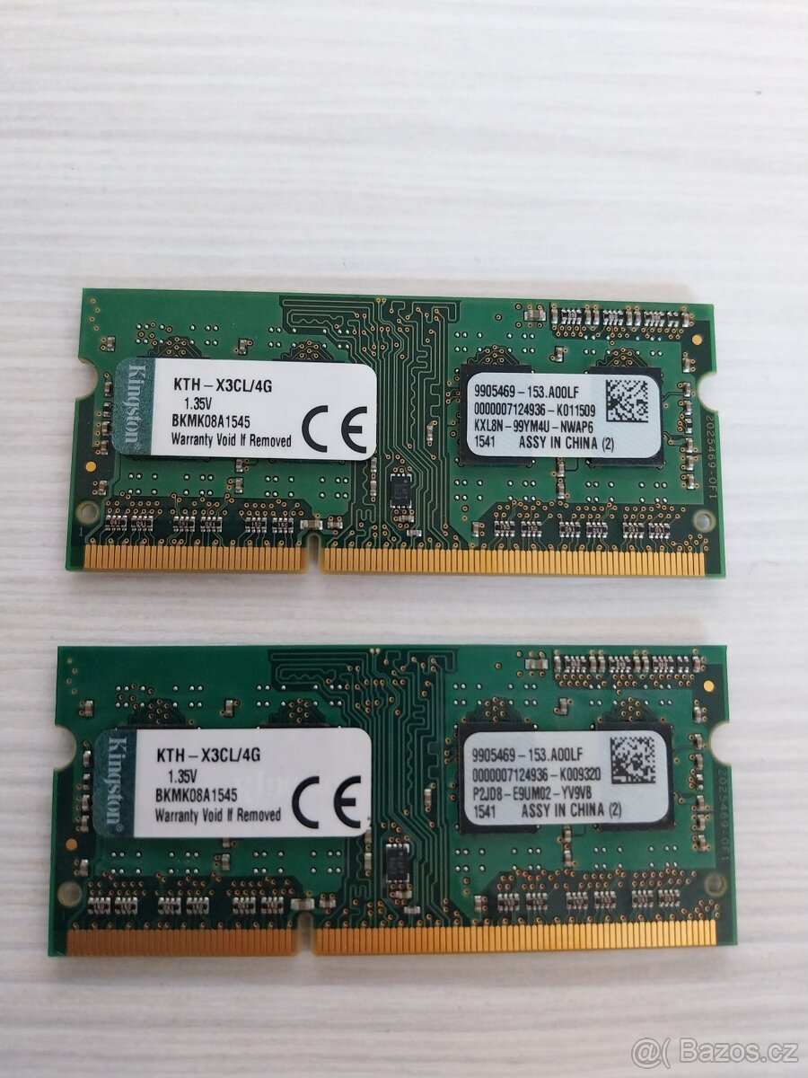 DDR3 8GB KITY (2x4GB) - různé značky - 2