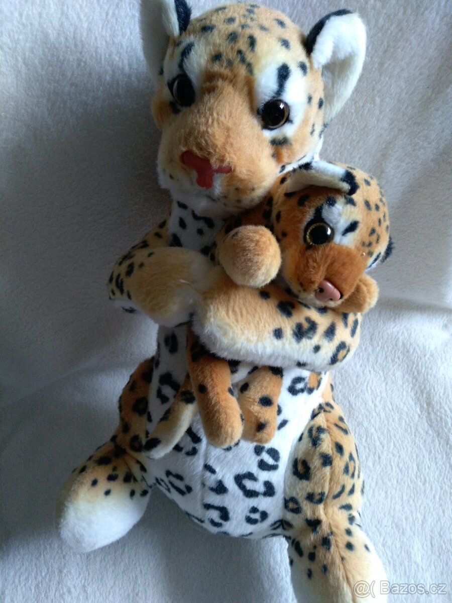 plyšová zvířátka s mládětem - nová - 2