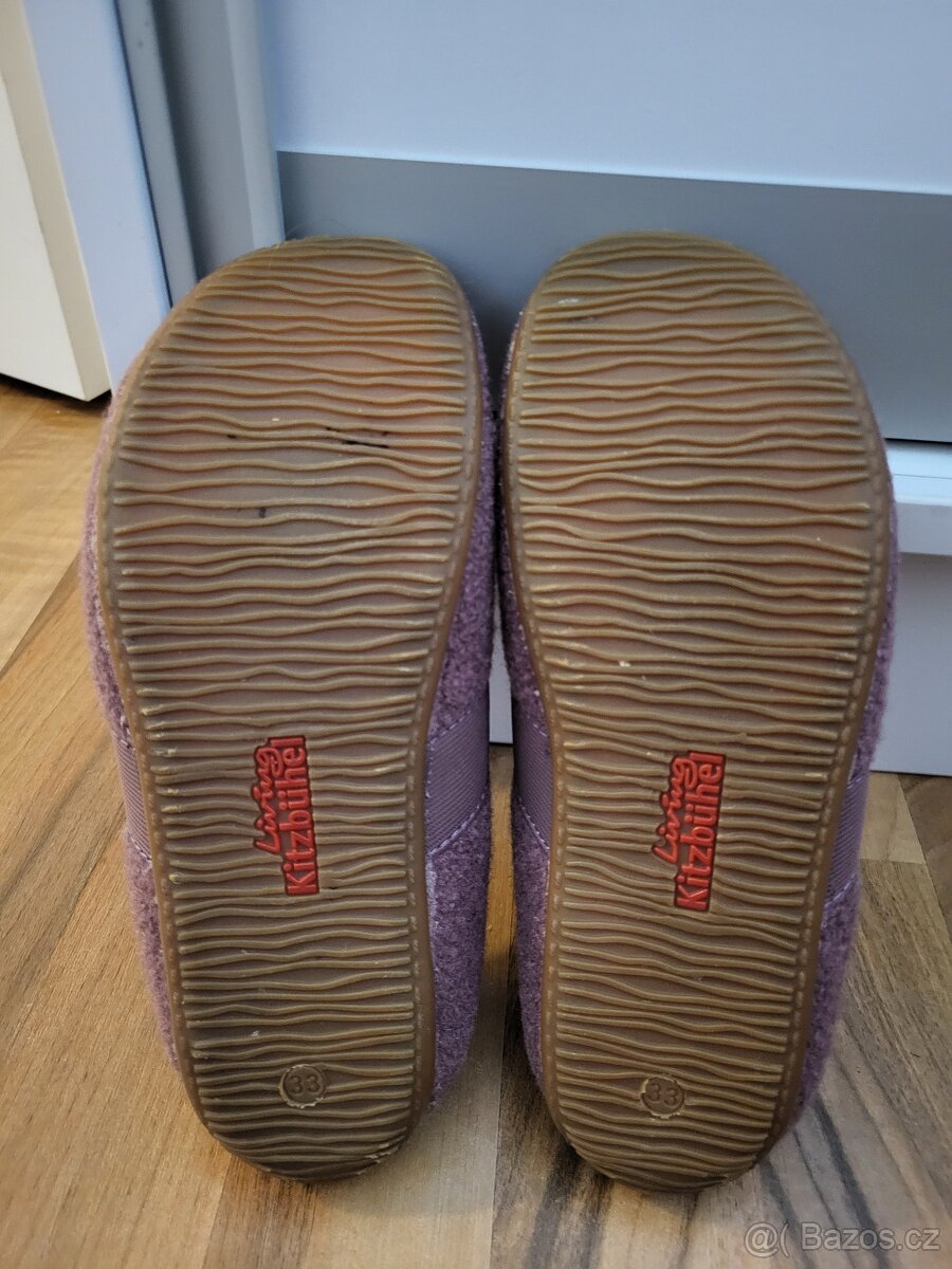 Barefoot domácí obuv/dětské bačkory Living Kitzbühel vel. 33 - 2