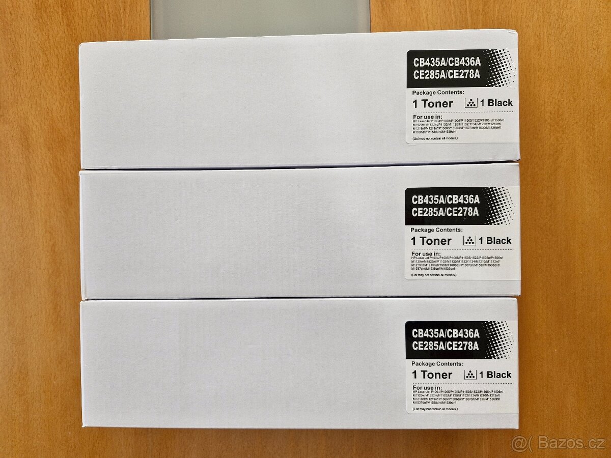 HP LaserJet P1102w – Scaner Cannon Scan LiDE 70+3tonery - 2