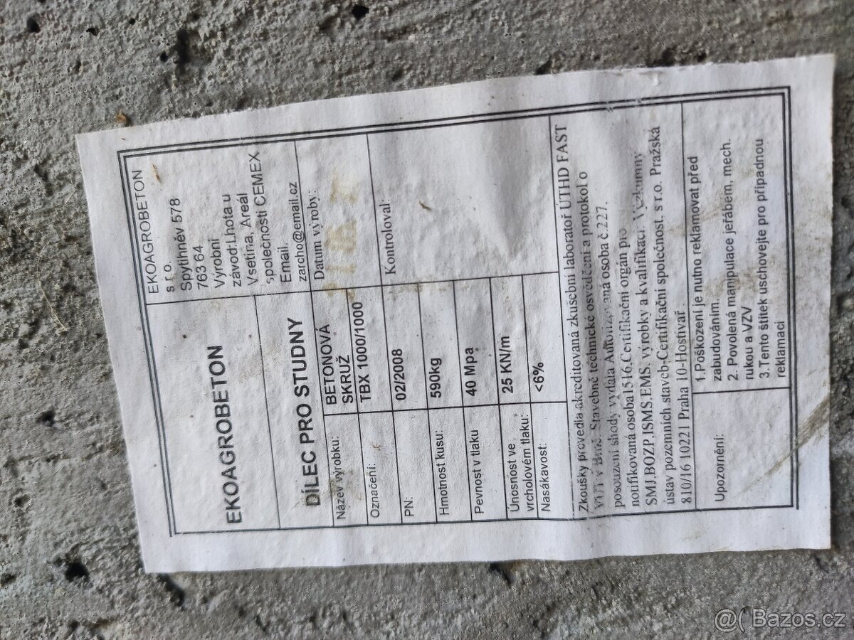 Betonové skruže - 2