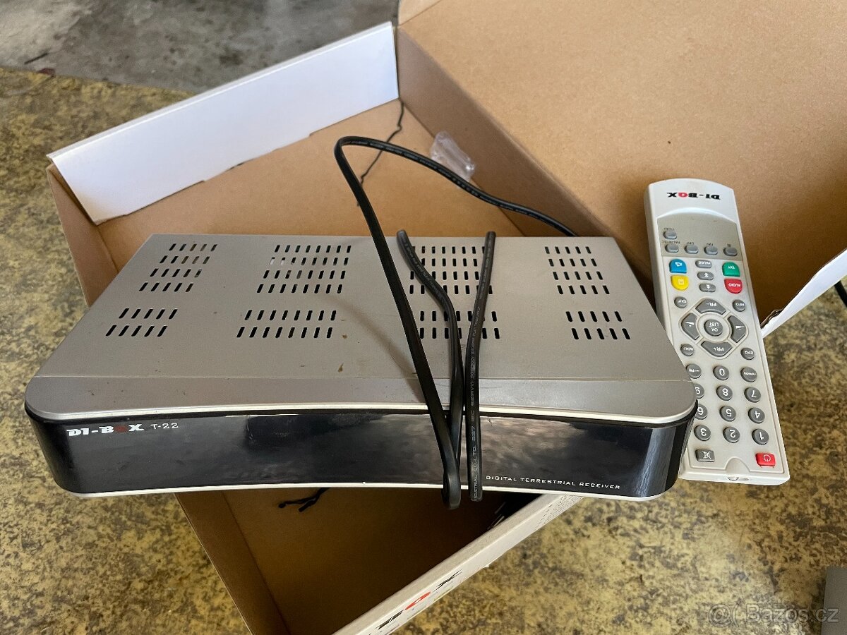 Set Top Box, digitální pozemní přijímač, D1-box - 2 kusy - 2