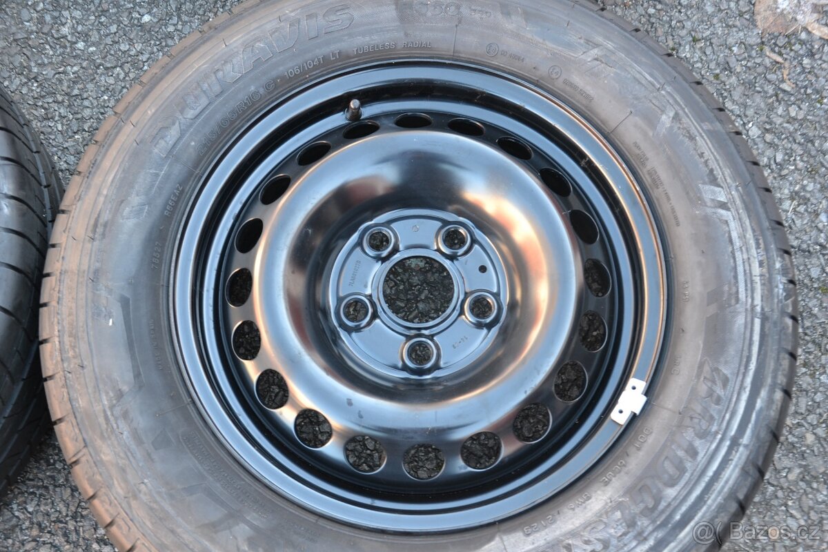 VW T5,T6(6.1) - Sada NOVÝCH letních kol 215/65R16C - 2