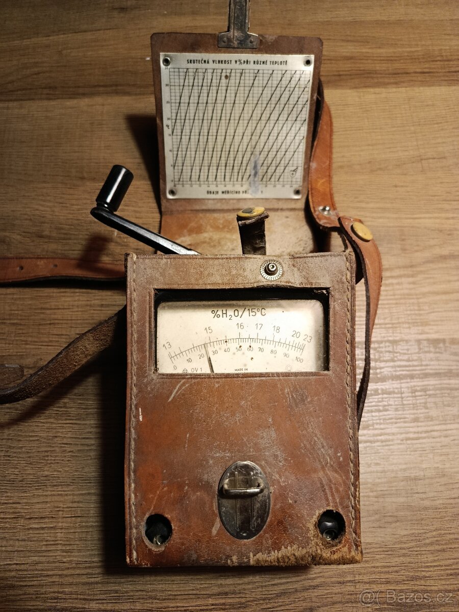 Analogový vlhkoměr dřeva – Czechoslovakia - 2