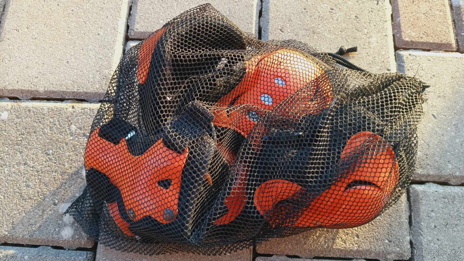 Chrániče - černo-oranžové - 2