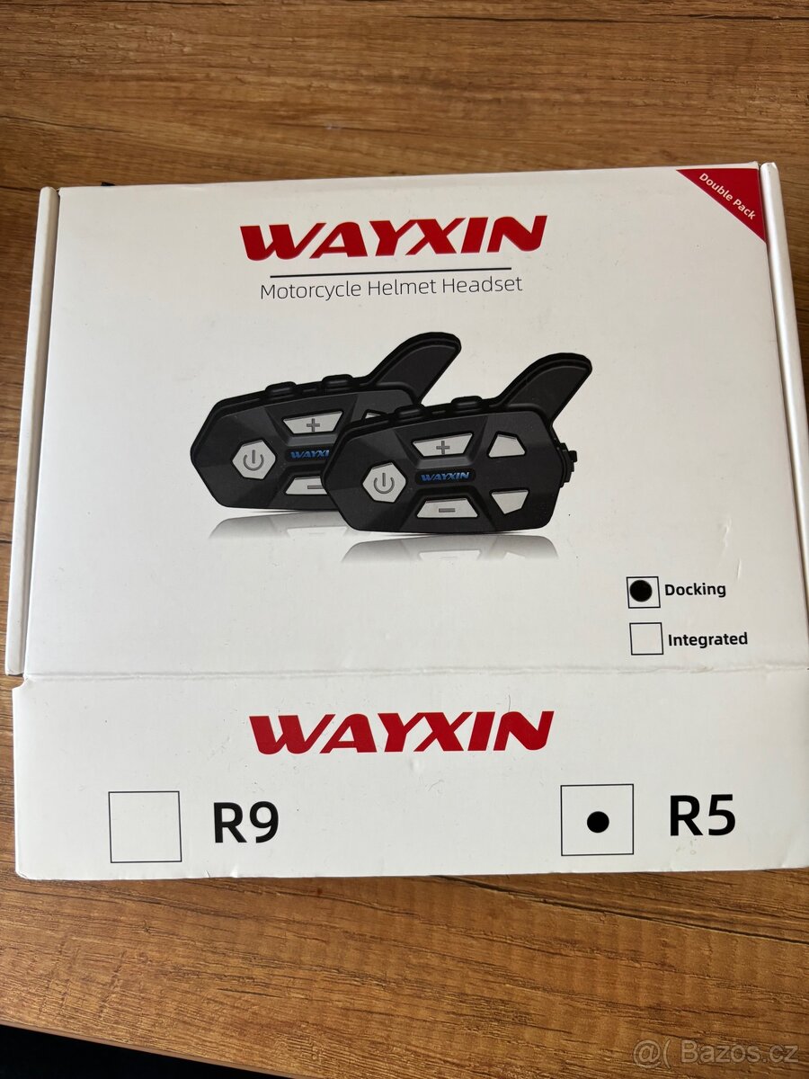 Motorkářský intercom WAYXIN WX-R5 – set 2 ks - 2