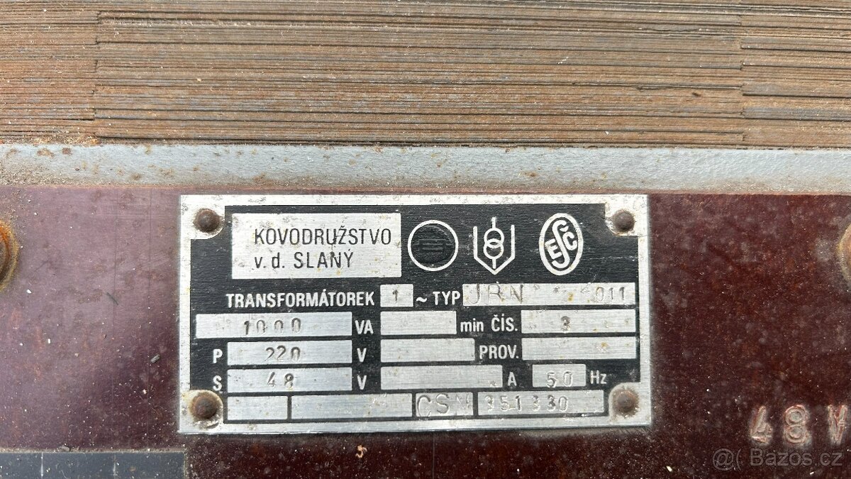 Transformátor 230/48V 1000VA - 2