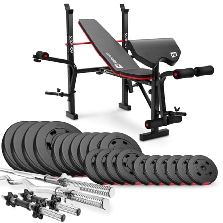 Prodám fitness set 105kg puvodní cena 7700 - 2