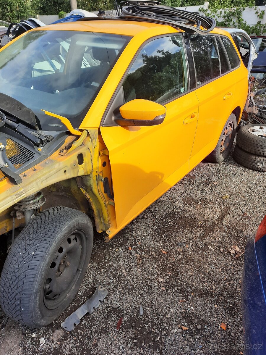 Fabia 3 1.4tdi 66kw cus díly žlutá - 2