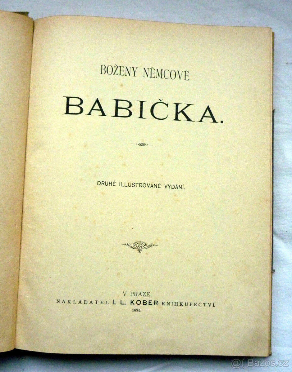 Němcová - Babička 2. vydání 1895 - 2