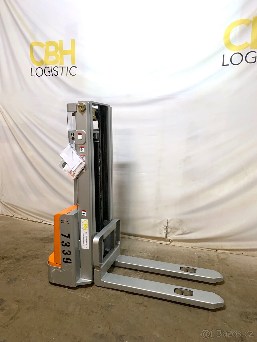 Elektrický vysokozdvižný ručně vedený vozík - Still ECV10 - 2