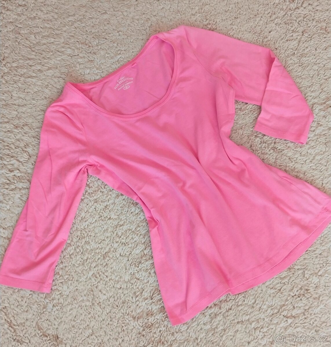 Dámské tričko s 3/4 rukávem, vel. 40, zn. Janina - jak NEW - 2