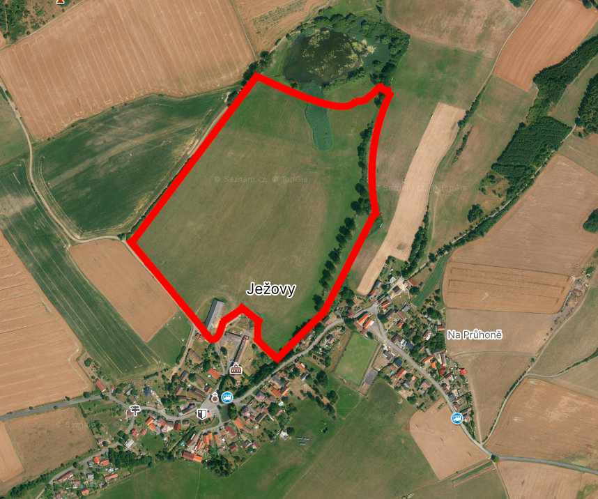 Prodej, pozemek 214865 m², Ježovy - 2