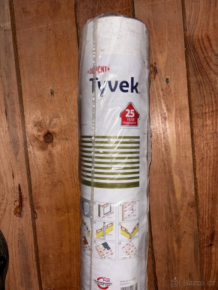 DuPont Tyvek Solid – 75 m² (1,5 × 50 m) – nová role - 2