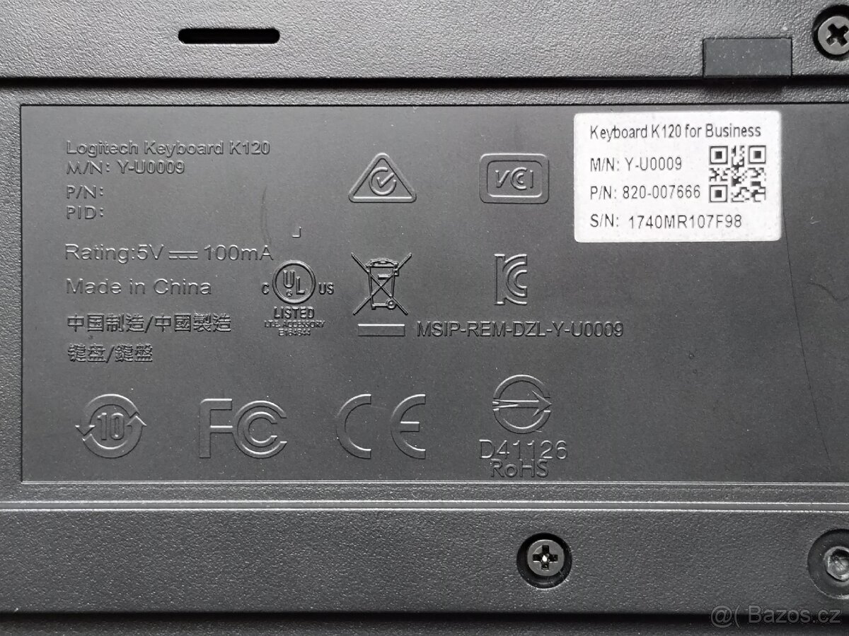 Klávesnice Logitech K120 - nová - 2
