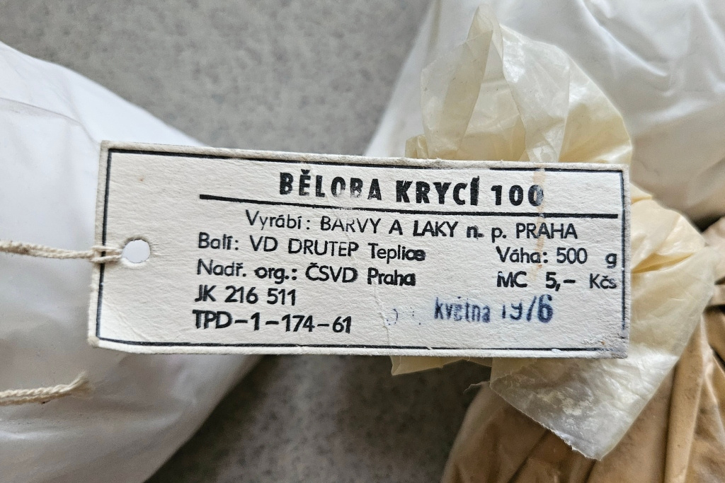 Malířská běloba - prášek - 2