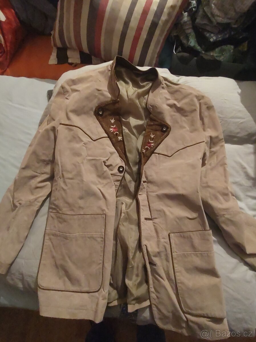 Tyrolské kožené sako - 2