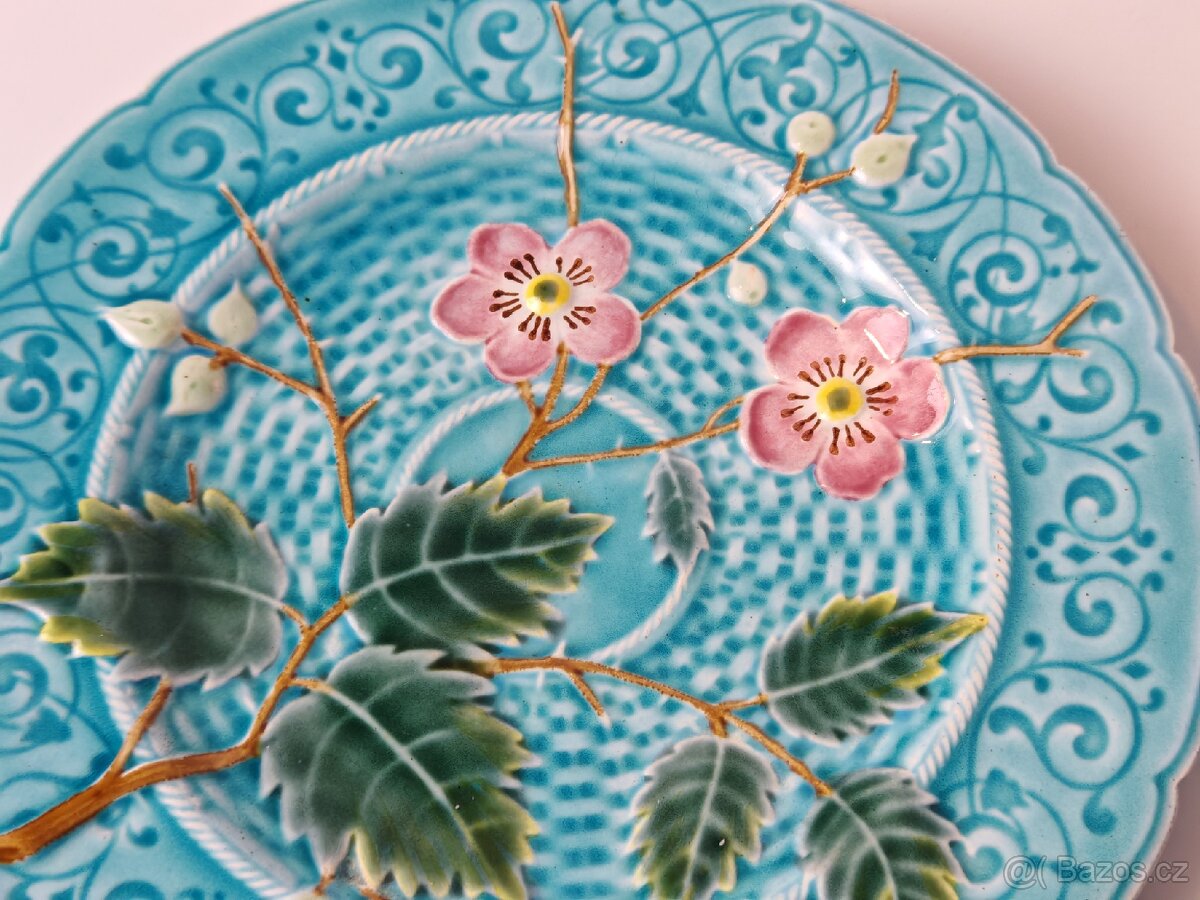 Talíř Majolika Schütz Blansko - 2