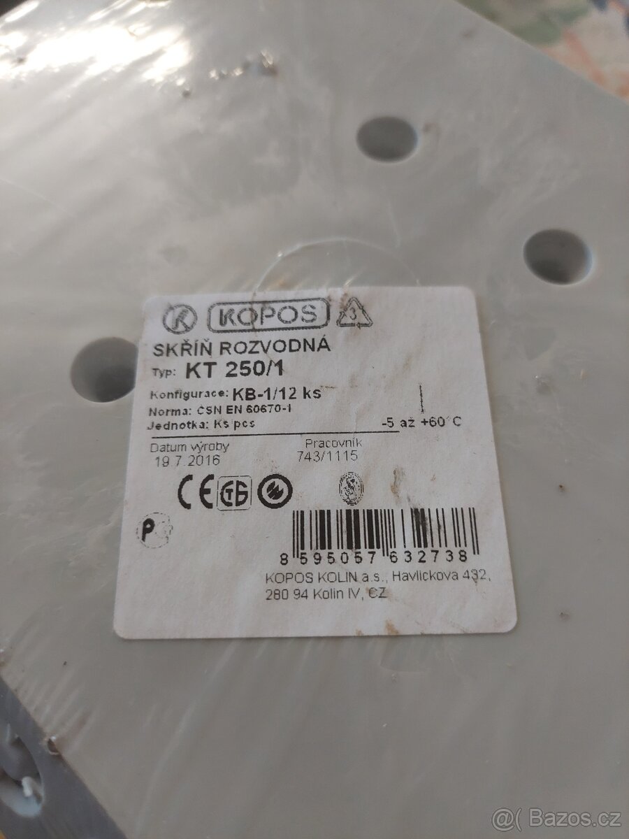 Krabice Elektro kopos k250 - 2