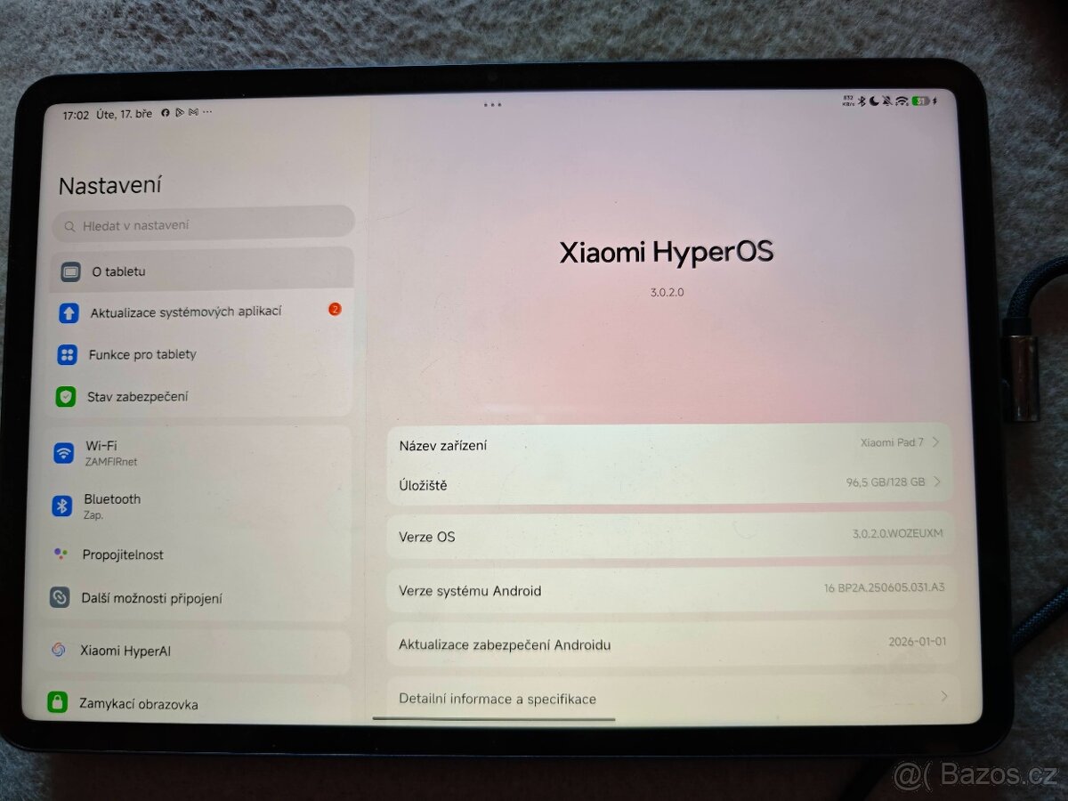 Tablet Xiaomi Pad 7, ZÁRUKA DO 11.2027 - 2