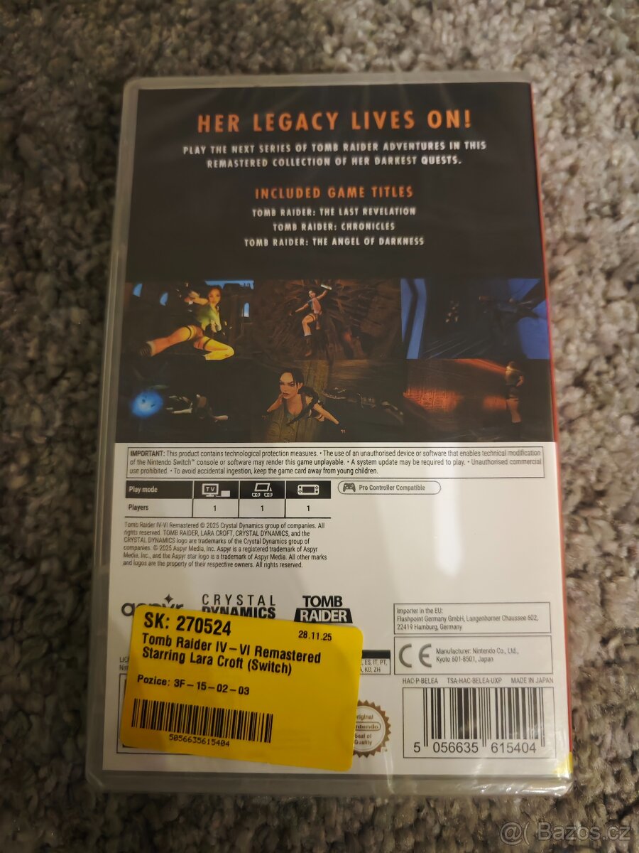 Switch - Tomb Raider - Nová zabalená - 2