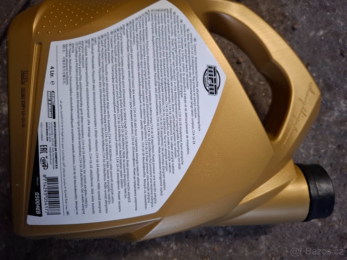 4L 5w20 mpm premium synthetic EB - 2
