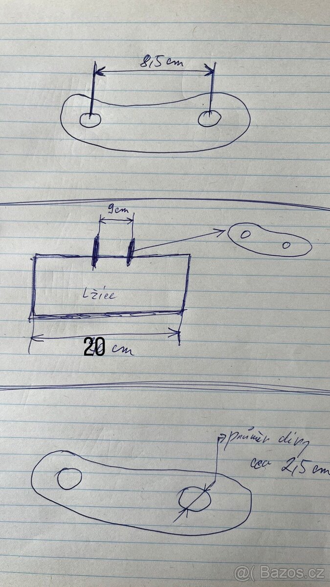 Lžíce na bagr 20cm - 2