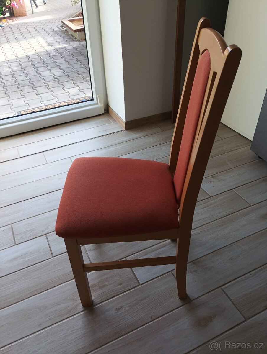 Jídelní židle buk masiv čalouněná - 2
