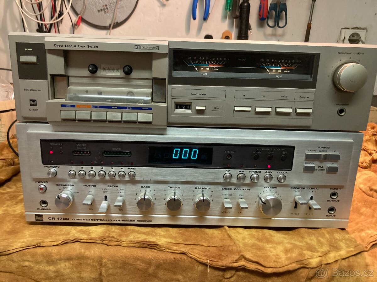 Zesilovač + magnetofon DUAL - 2