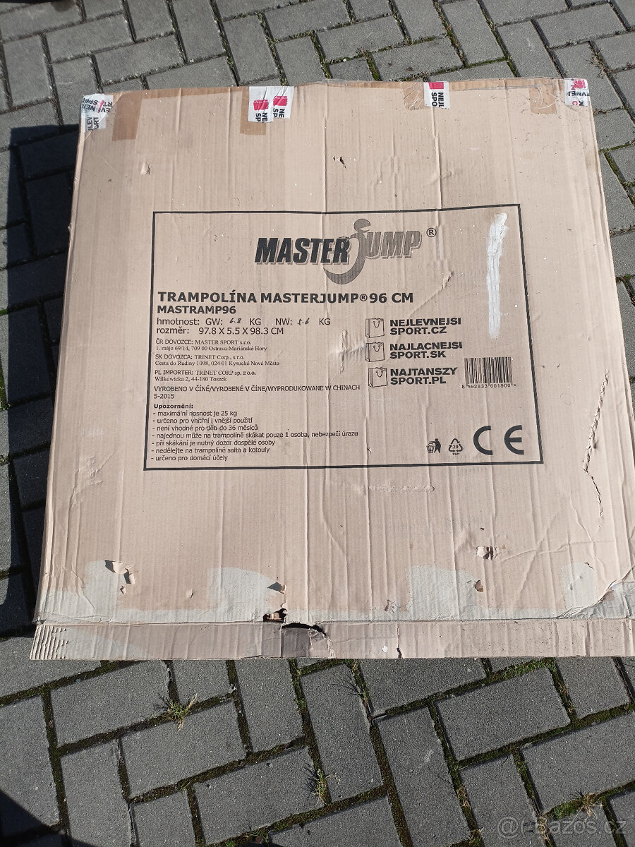Trampolína na cvičení MasterJump 96 - 2