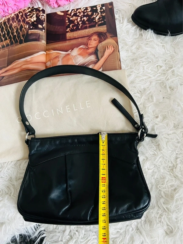 🌸Coccinelle🌸pravá kůže luxusní nádherná kabelka prostorná - 2
