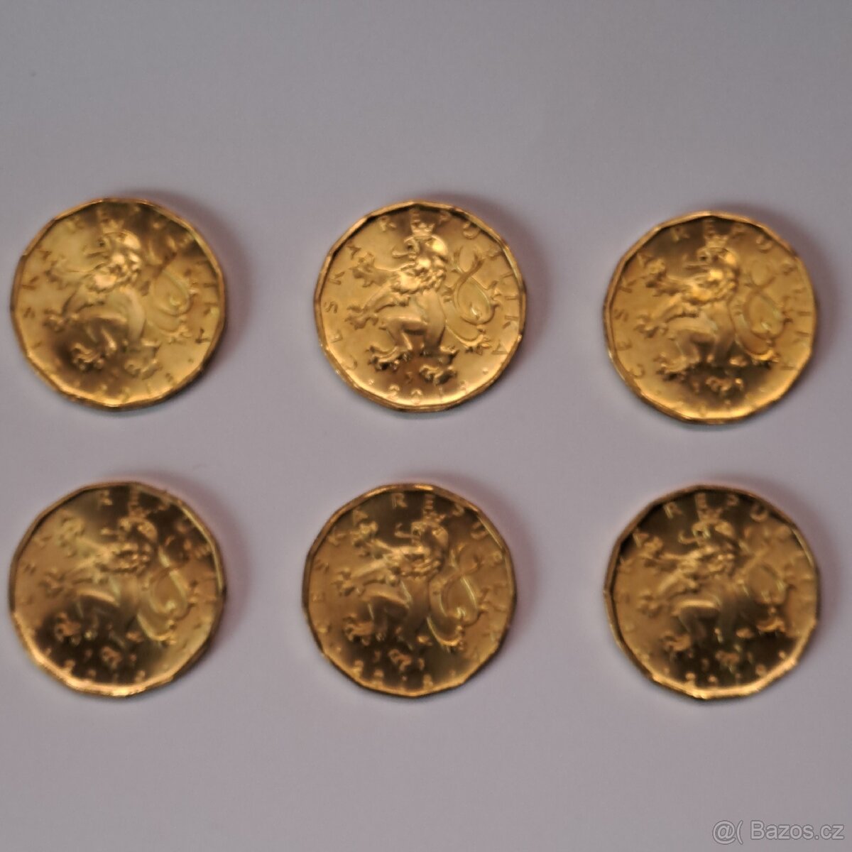 SADA 6 KUSŮ 20 KČ OBĚŽNÝCH MINCÍ - 2