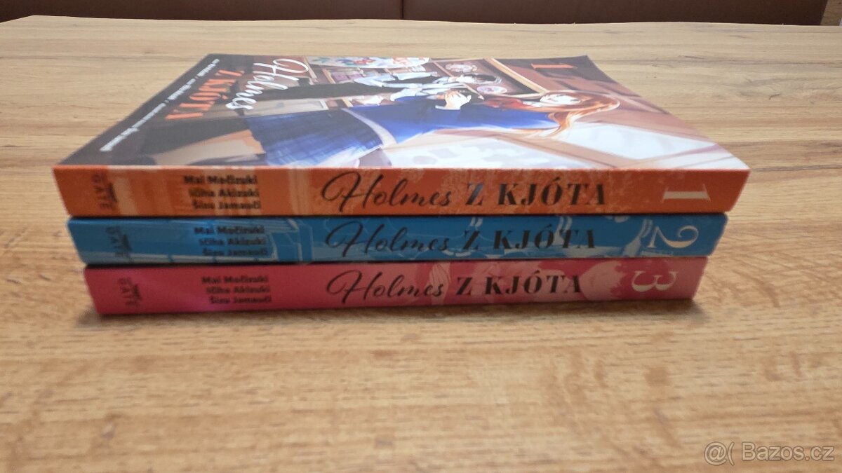 Holmes z Kjóta - série manga knih 1-3 - 2
