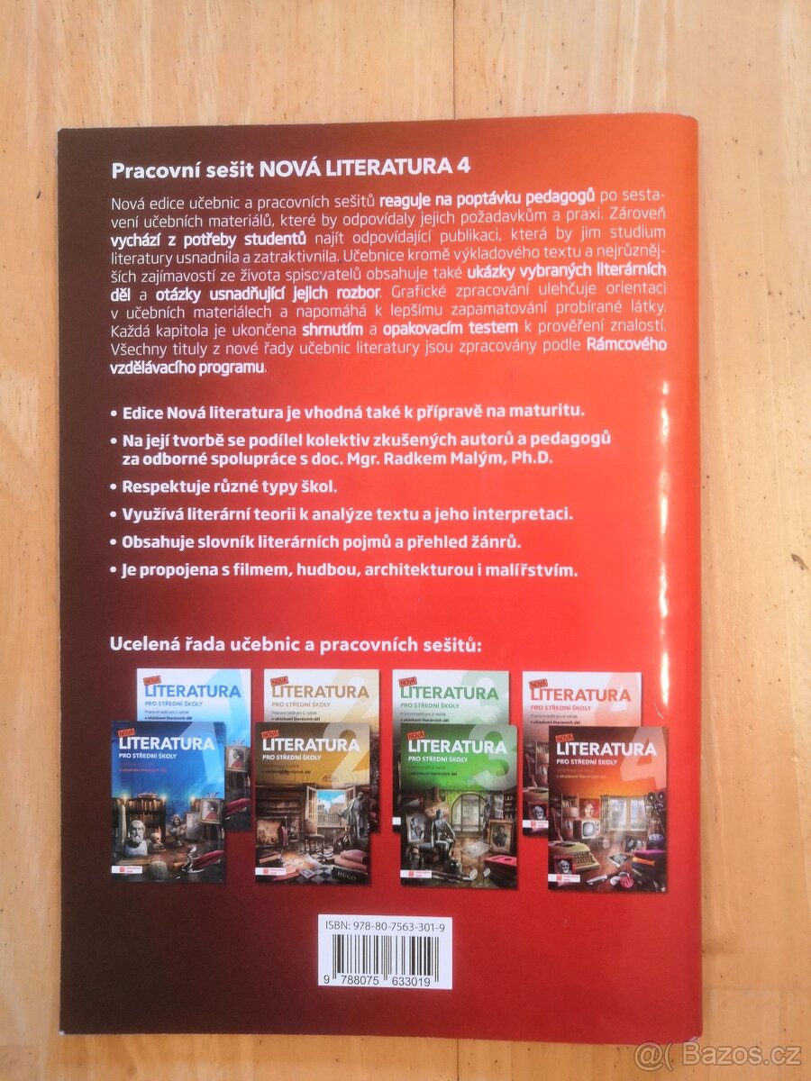 Nová literatura pro SŠ Pracovní sešit pro 4.ročník s ukázkam - 2