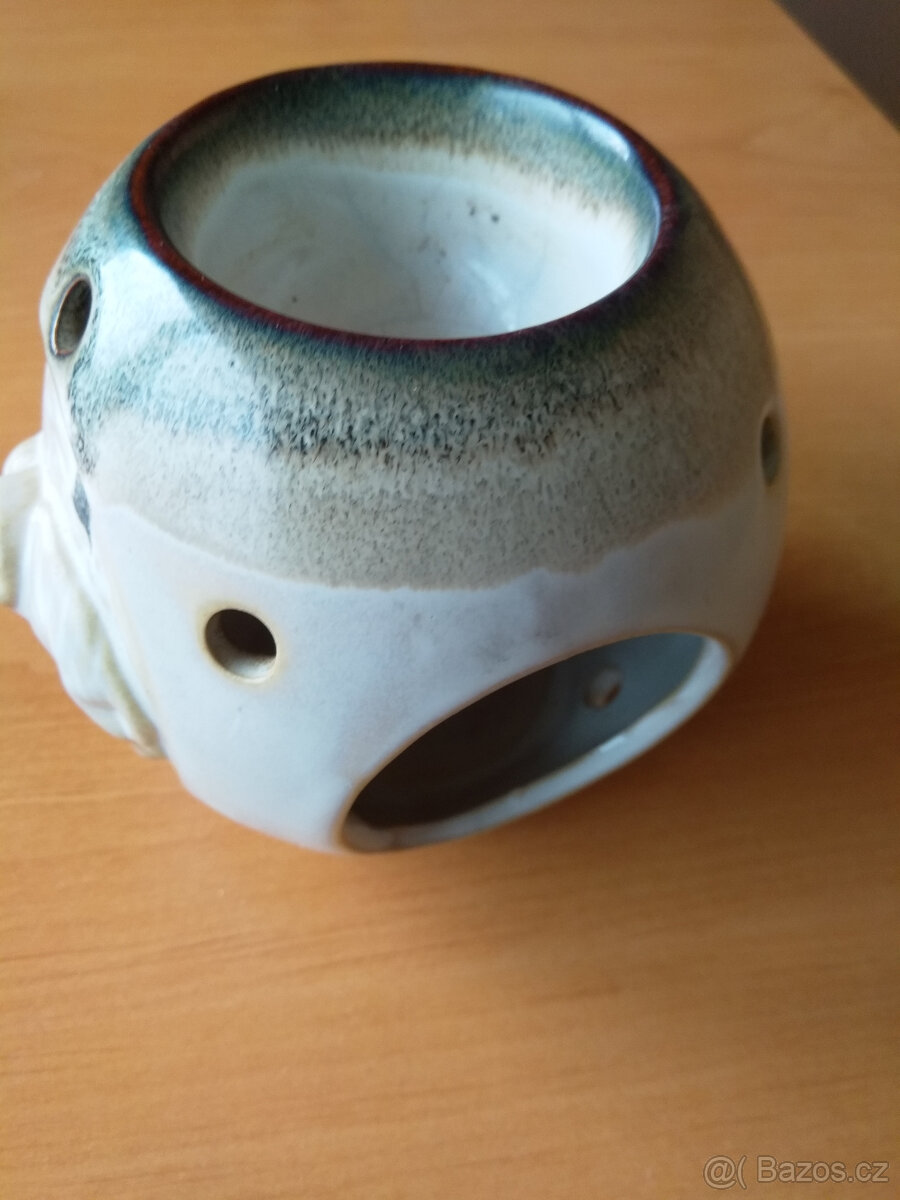Svícen aroma lampa keramika jako nový - 2