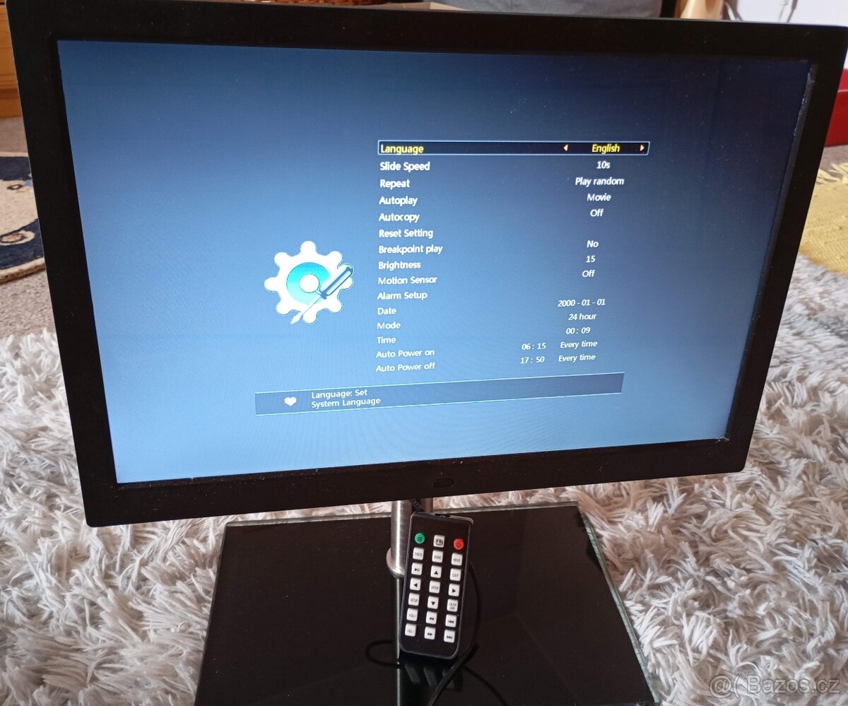 digitální HD foto rámeček se stojanem - 2