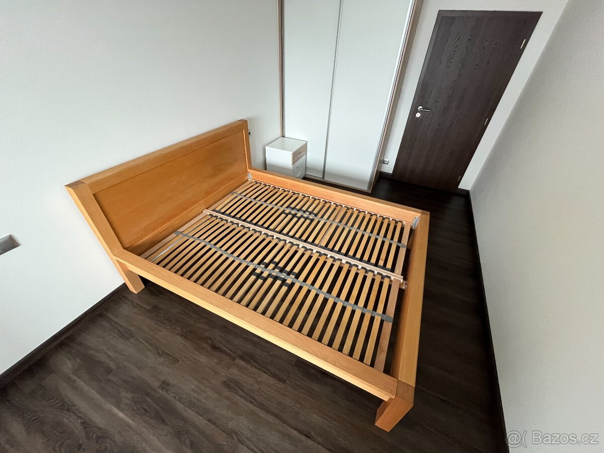 Postel z masivu buk STONE 160x200 - 2